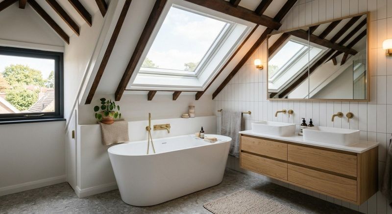 Attic Bathroom Remodeling in Dexter, MI
